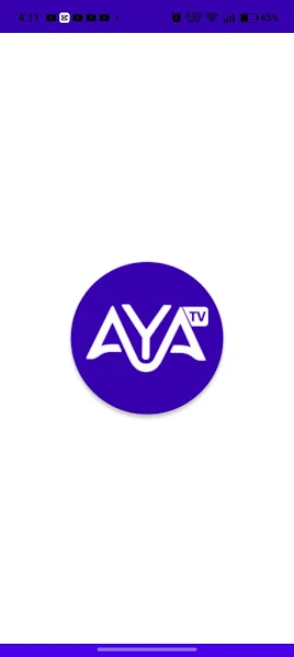Aya TV app interface